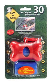 Bramton Company (Tame) Tme Dispenser CleanUp Bone Red w/ 30 Bags at Kmart.com