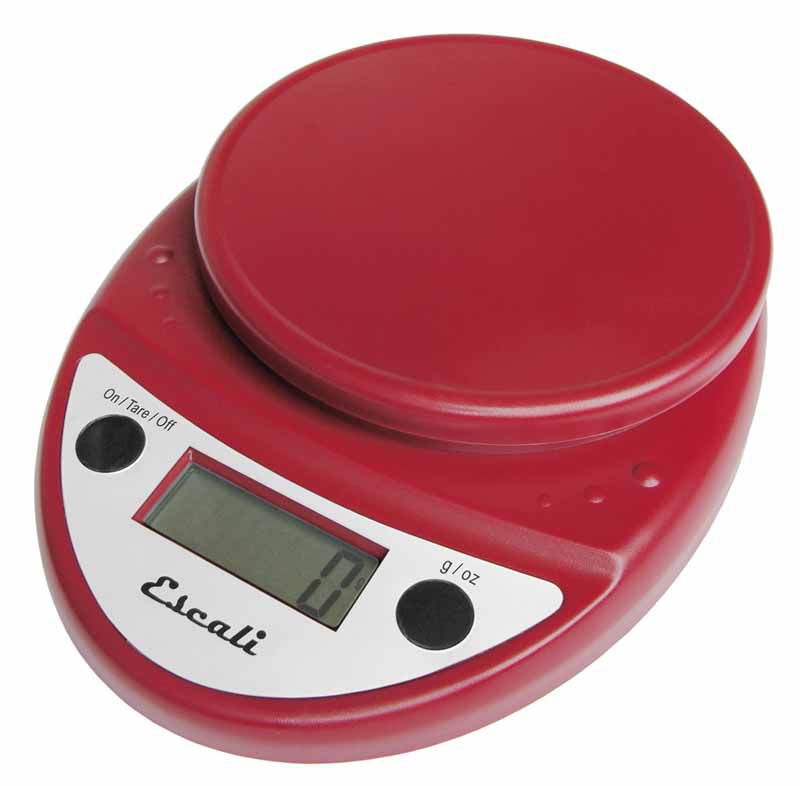 Escali Warm Red Primo Digital Scale