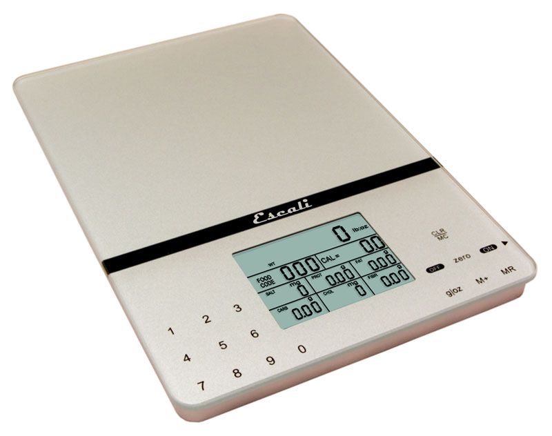 Escali Silver Gray Cesto Portable Food Scale at Sears.com