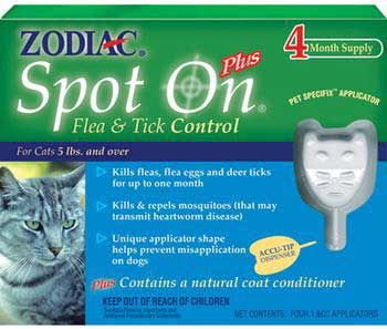 Wellmark International (Zodiac) Zod Spot On Plus Cat 2cc 4 pk. at Kmart.com