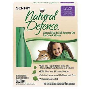 Sergeants Pet Care Products Ser Natural Defense Flea/Tick Cat Squeeze On at Kmart.com