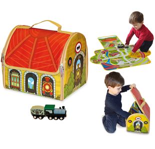 ZipBin Train Depot Play Set Children's Toys