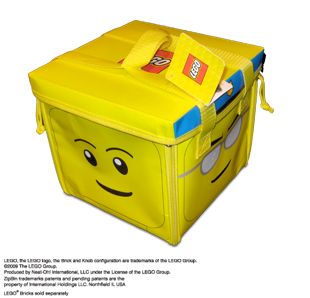 ZipBin LEGO Head Toy Tote & Playmat Children's Toys