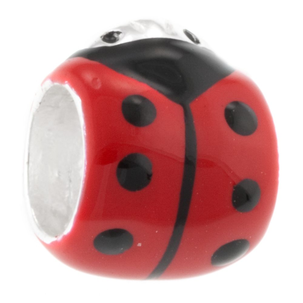 Tradition Charms Sterling Silver & Red Enamel Lady Bug Charm at Sears.com