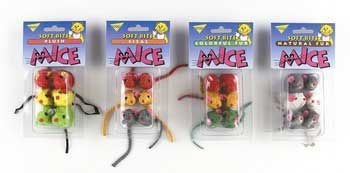Aspen Pet Products Inc. Asp Toy Softbite Fur Mice Small 6 pk. at Kmart.com