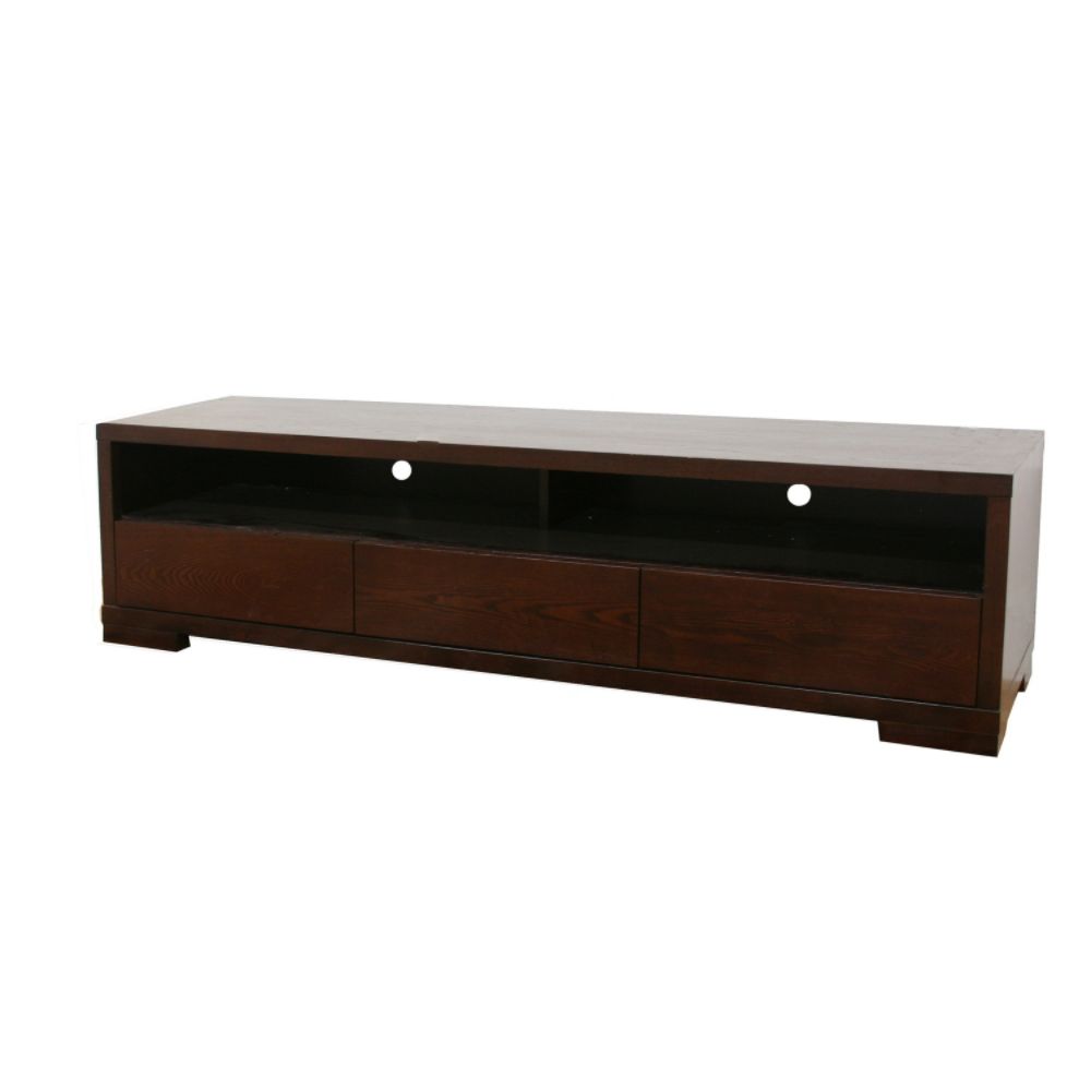 Baxton Studio Jairo Dark Brown Wood Modern TV Stand