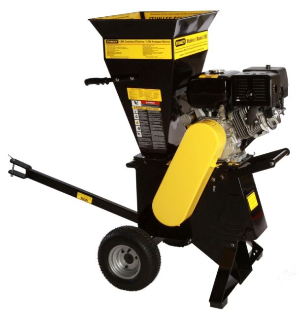 STANLEY Commercial Duty 15 HP (420cc) Electric Start Chipper Shredder