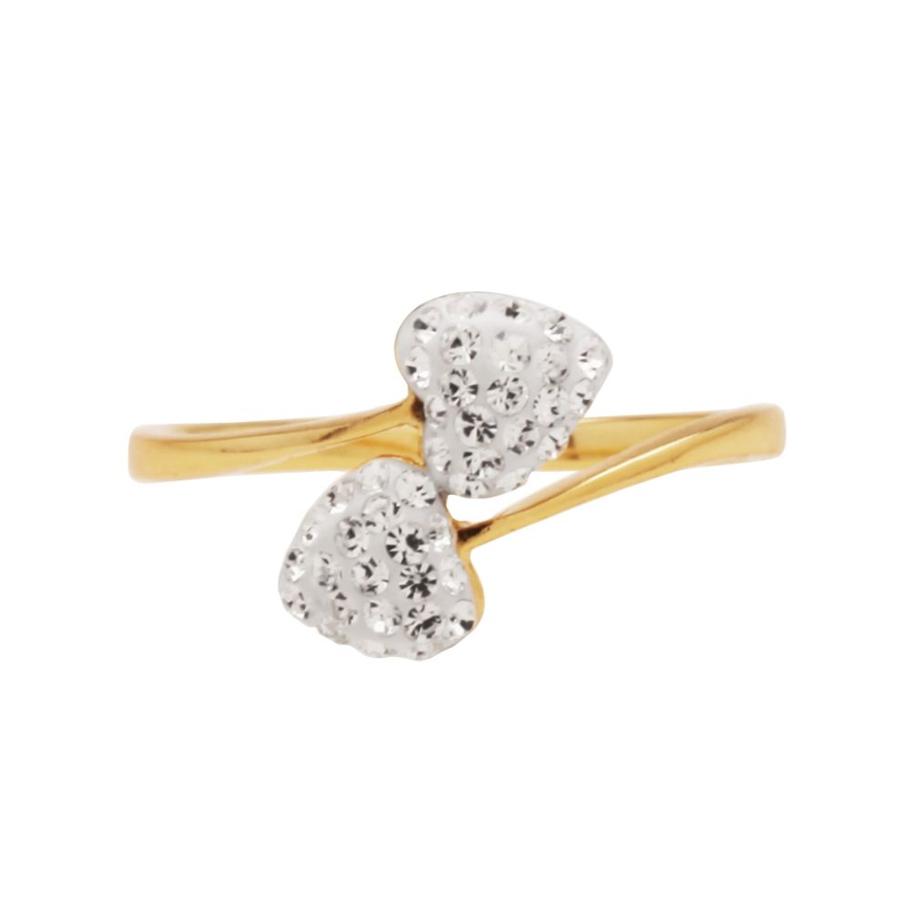 Crystal Heart Ring
