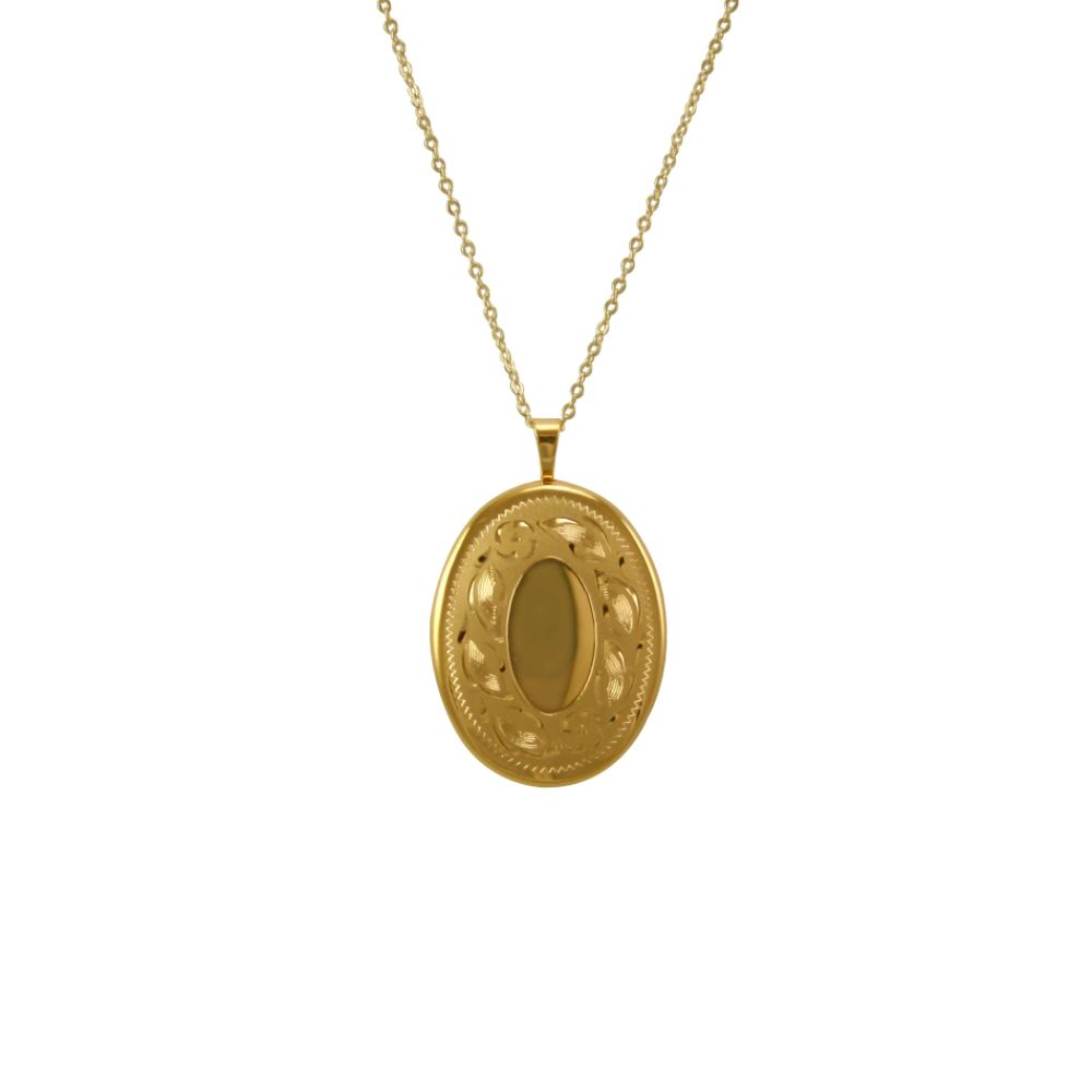 Gold and Silver Bonded oval locket at Kmart.com
