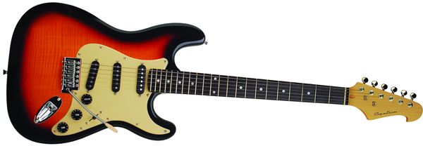 Spectrum AIL 94FM Custom Pro "ST" Style Flame Maple Finish Electric Guitar at Kmart.com