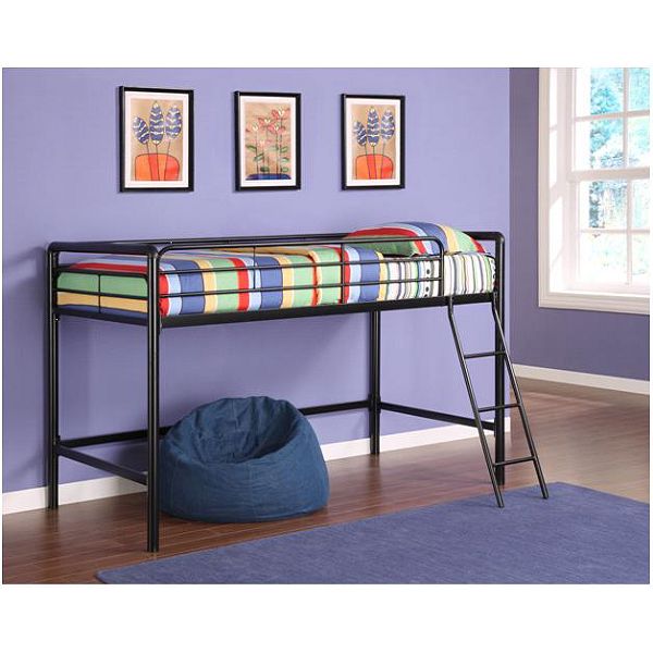 DHP Junior Loft Bed Black 