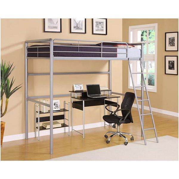 DHP Loft Bed Silver 