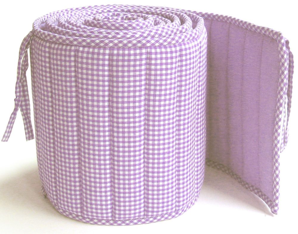Tadpoles Gingham Bumper - Lavender at Kmart.com