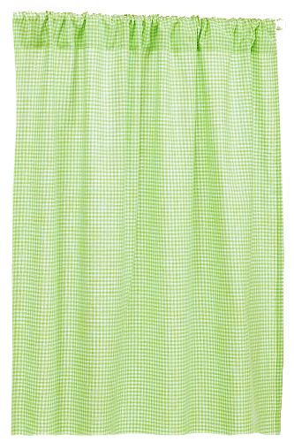 Tadpoles Tadpoles Solid Green 84 Inch Curtain