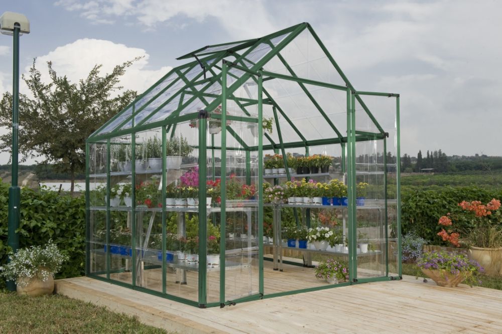 Poly-Tex Snap & Grow 8x8 Greenhouse - Green