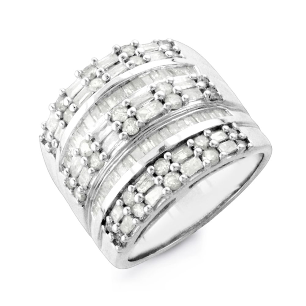 SS 2cttw Diamond Wide Band Ring at Kmart.com