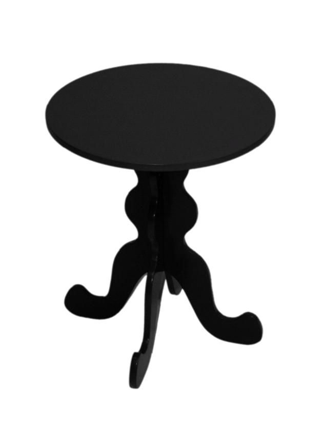 DHP Scallop Accent Table Black at Kmart.com