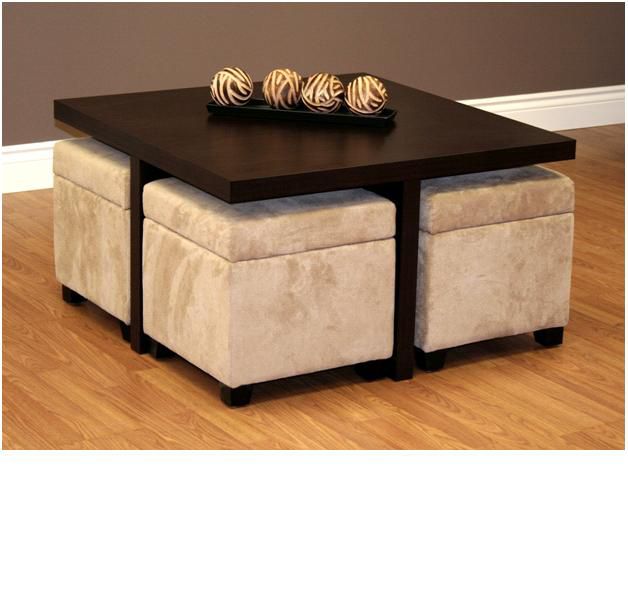 DHP Club Table with 4 Ottomans at Sears.com