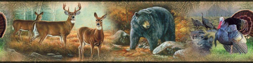 RoomMates Wildlife Medley Peel & Stick Border at Kmart.com