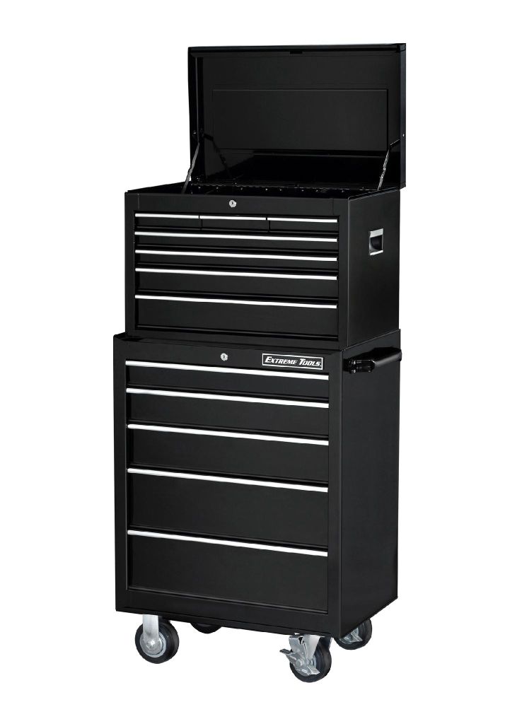 Extreme Tools 26" 7 Drawer Professional Top Chest and 5 Drawer Roller ...
