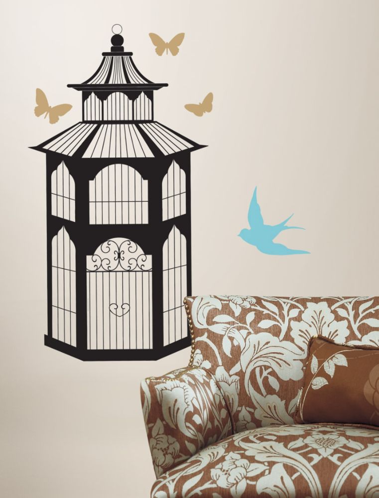 RoomMates Birdcage Peel & Stick Wall Decals