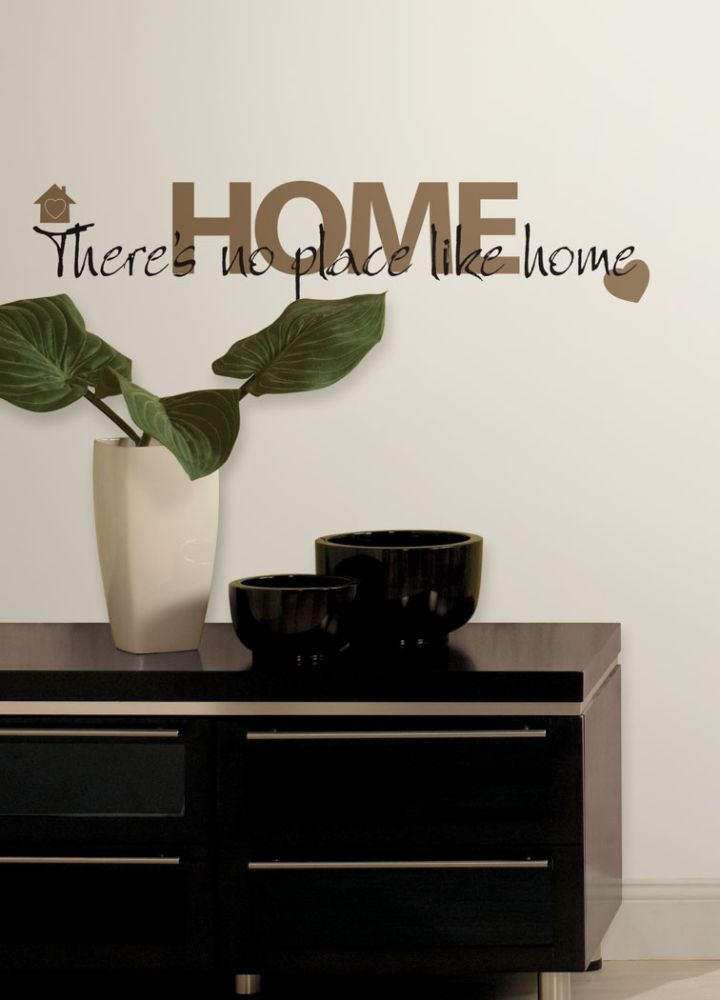 RoomMates No Place Like Home Peel & Stick Wall Decals