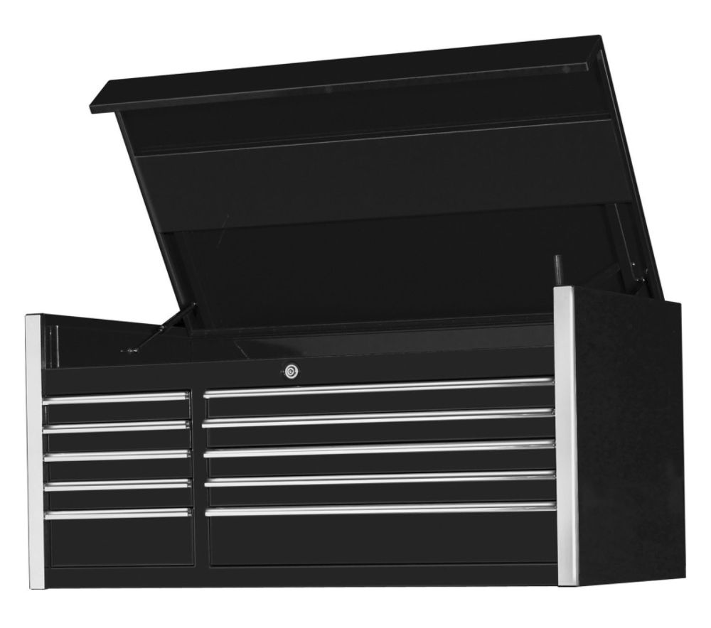 Extreme Tools 55" 10 Drawer Professional Tool Chest in Black
