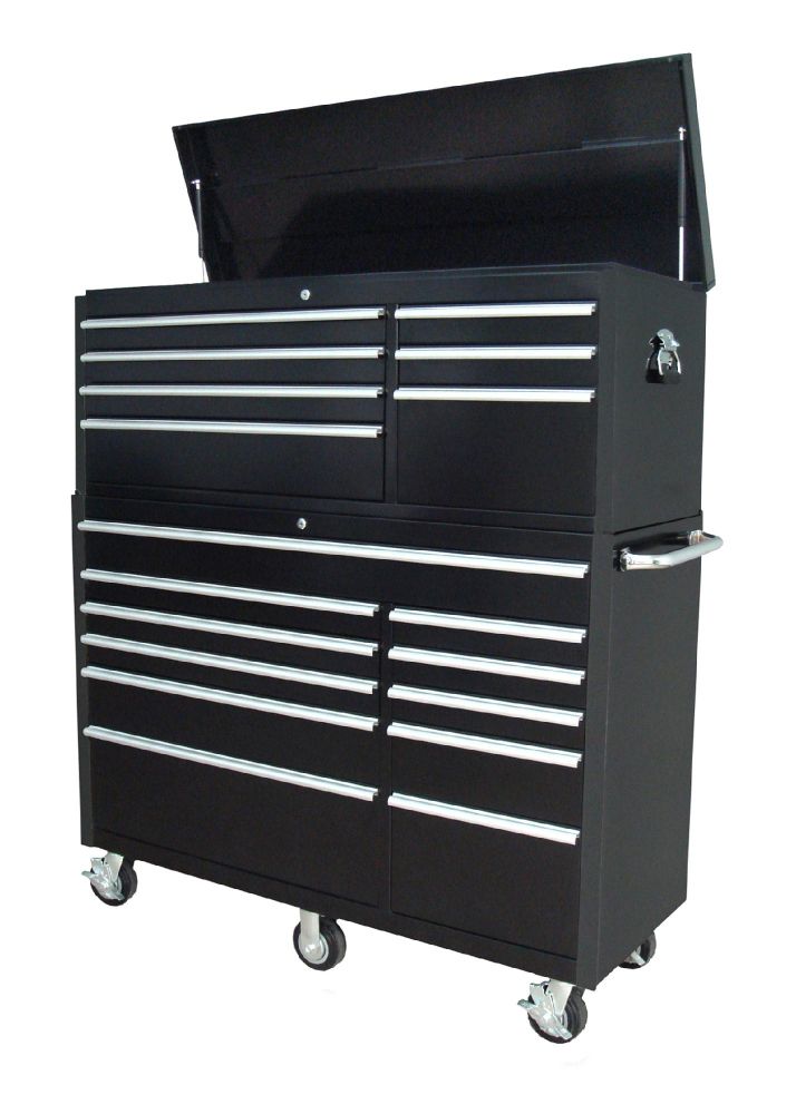 Extreme Tools 56" 7 Drawer Top Chest & 11 Drawer Classic Roller Cabinet ...