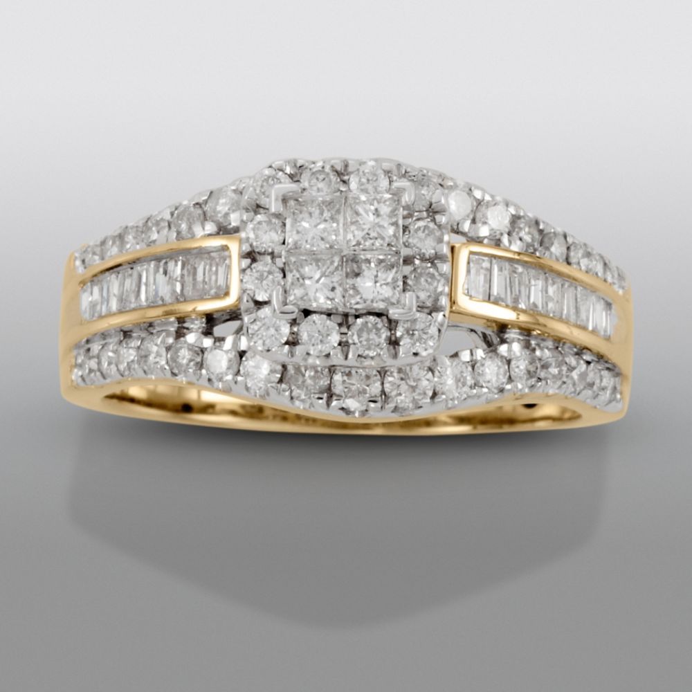 David Tutera 1 cttw Certified Diamond Engagement Ring 14k Yellow Gold at Sears.com