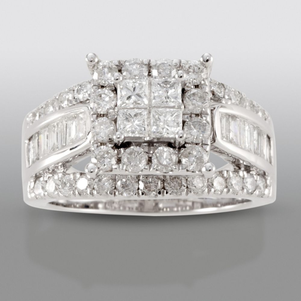David Tutera 2 cttw Certified Diamond Engagement Ring 14k White Gold at Sears.com