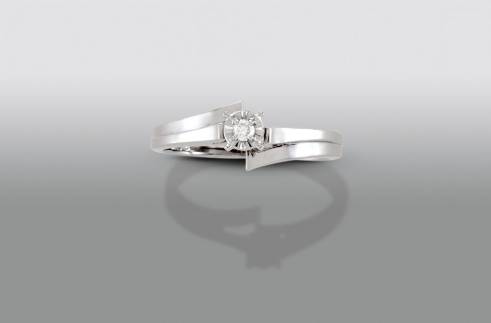 David Tutera 1/25 cttw Diamond Accent Promise Ring 10Kt White Gold at Sears.com