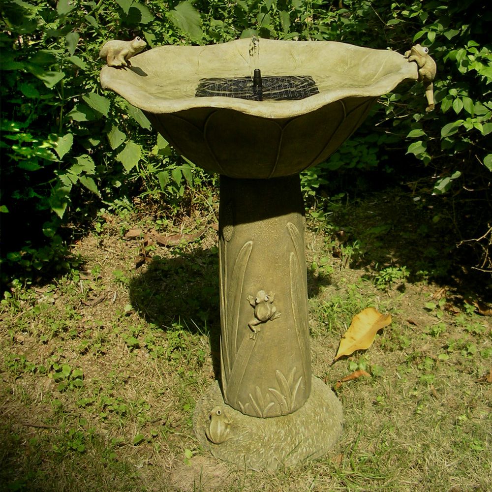 Smart Solar Acadia Solar Birdbath at Sears.com