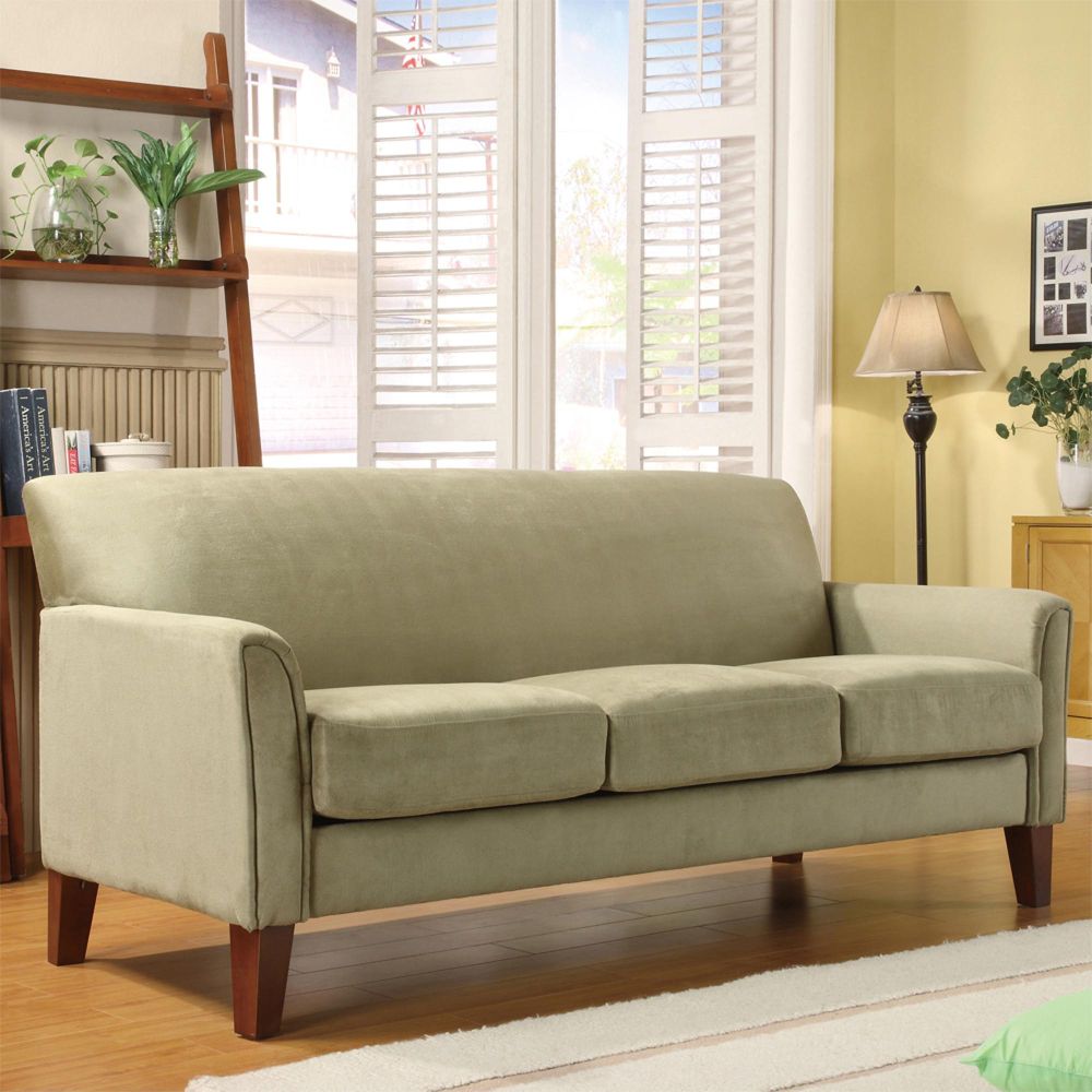 Oxford Creek Sofa in Microfiber Sage