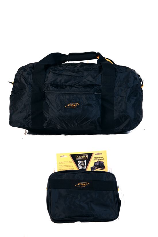 A.saks 2 N 1 Large Duffel