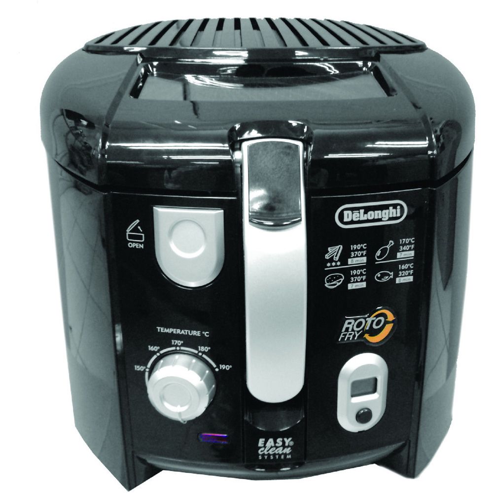 DeLONGHI 2.2 Lb. Cool Touch Roto Deep Fryer - Black at Kmart.com