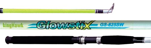 KingHawk GS GlOWStix Cast Rod 90 In. 2 Piece Medium GS928CR/G