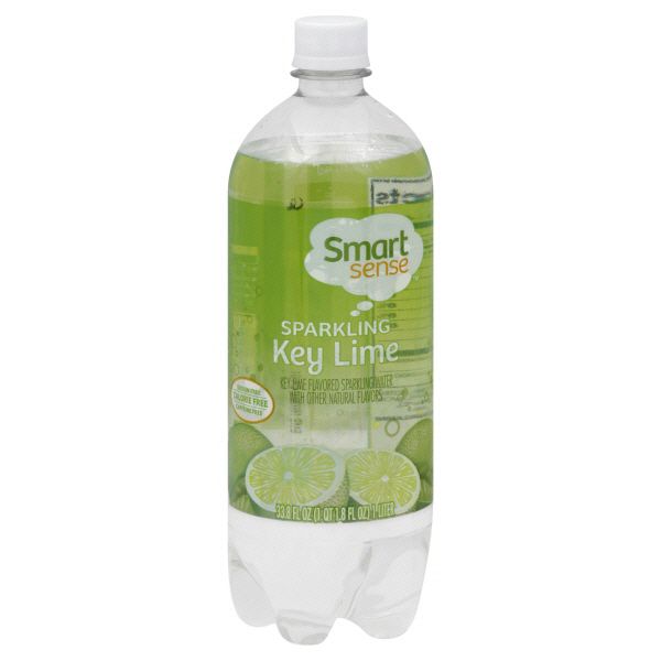 Smart Sense Sparkling Key Lime Water, 33.8fl oz