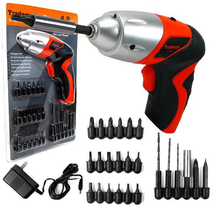 Trademark Tools 4.8 volt Cordless Screwdriver