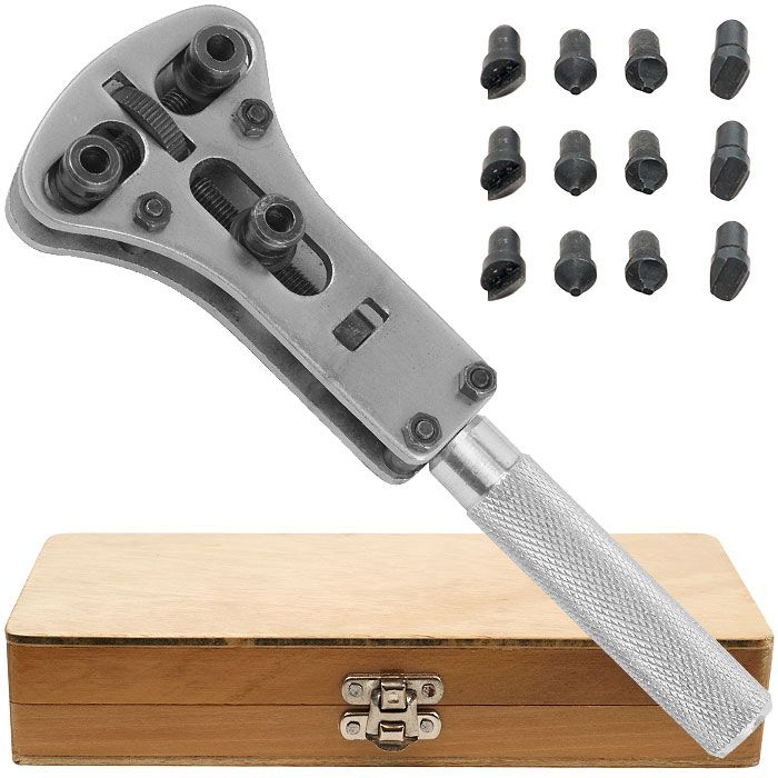 Trademark Tools Watch Case Opener Wrench and 4 Sets of Pins w/ Box at Kmart.com