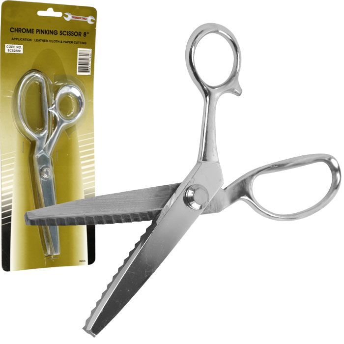 Trademark Tools Chrome Pinking Scissors 8 inches