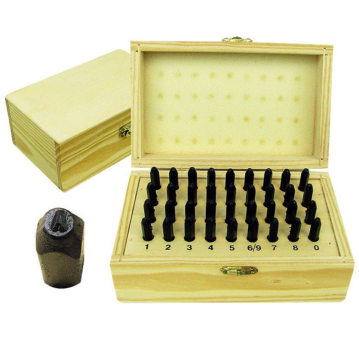 Trademark Tools Deluxe 36 Piece Letter Number Stamping Set