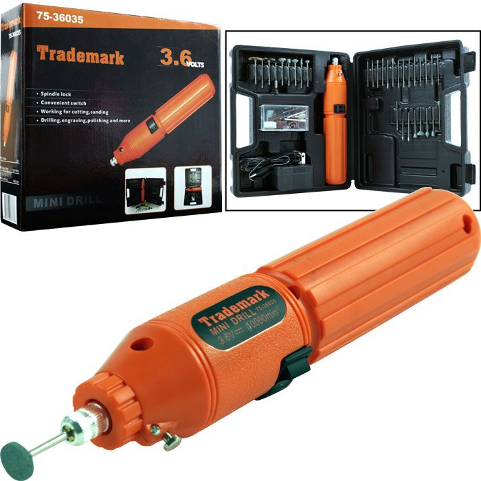 Trademark Tools 60 piece 3.6V Cordless Rotary Tool Set at Kmart.com