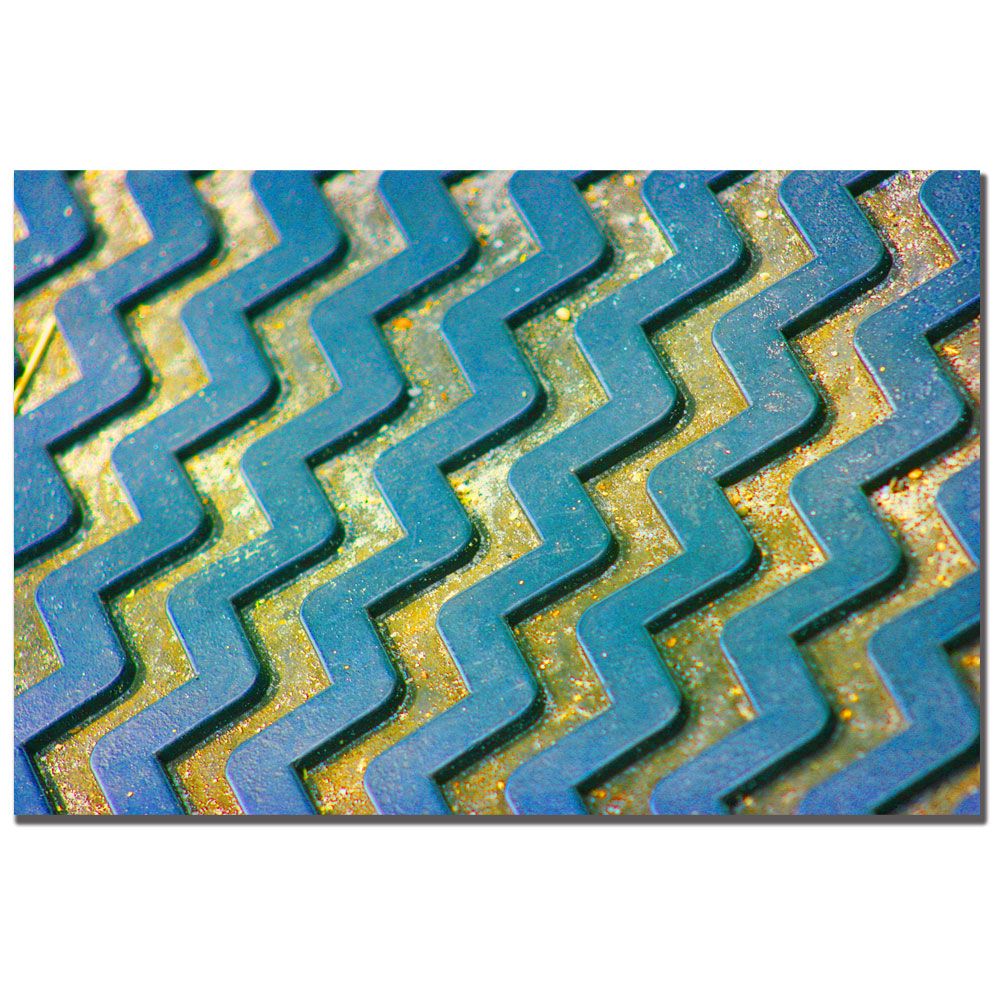 Trademark Art 16x24 inches "Zigzag" by Patty Tuggle