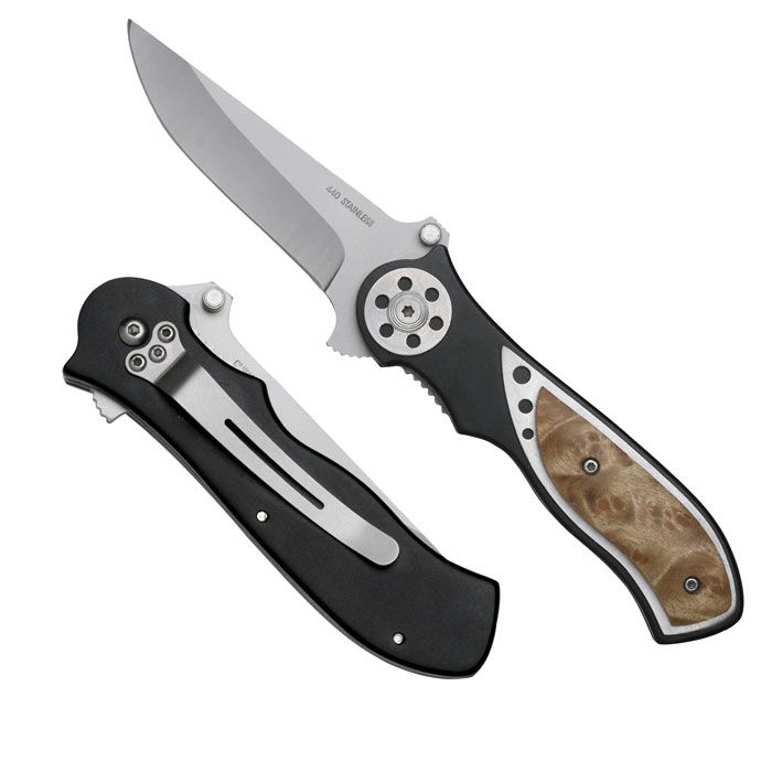 Woodsmen Spring Assisted Pocket knife - Tan