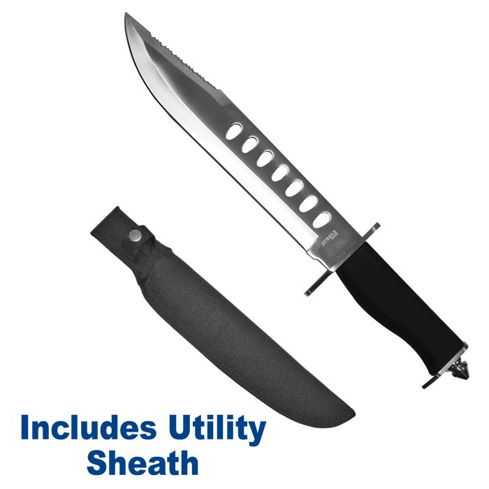 Whetstone Jungle Master Hunting Knife with Sheath by Knife