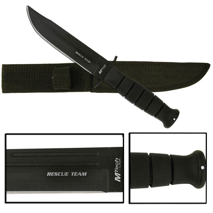 Whetstone&nbsp; Covert Black Hawk Hunting Knife - 10.5 inches