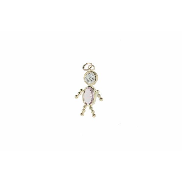 Birthstone Babies Boy Charm In 10kt - June