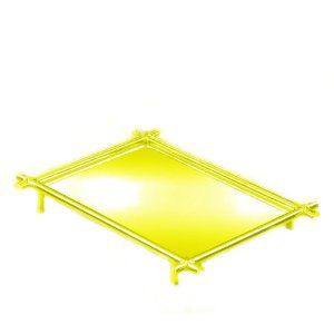 Countertop Square Perfume Mirror Tray