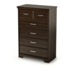 South Shore Versa collection 5-Drawer Chest Mocha