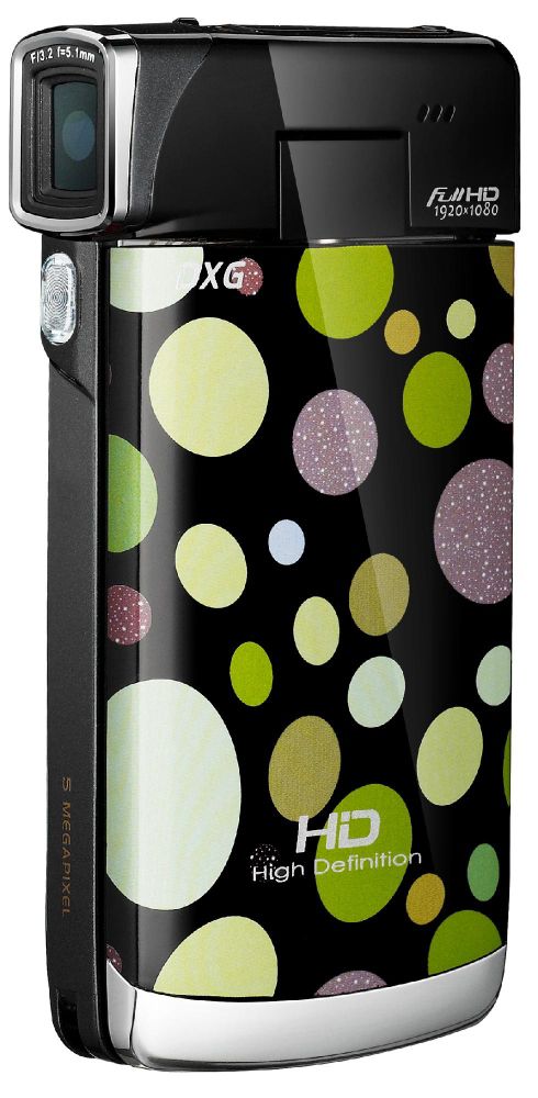 DXG "Luxe" Green & Glitter Polka Dots Luxe 1080p HD Digital